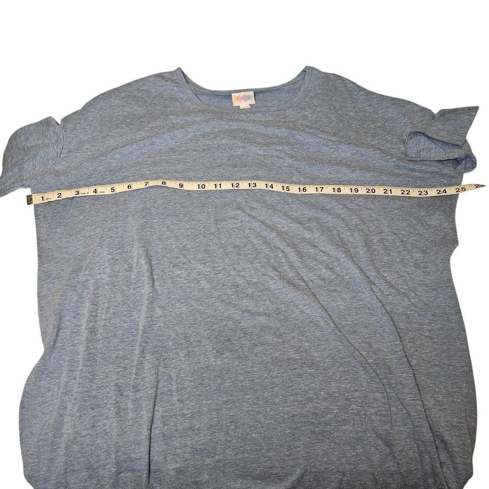 🟢LuLaRoe Heather Blue Top - Small/medium